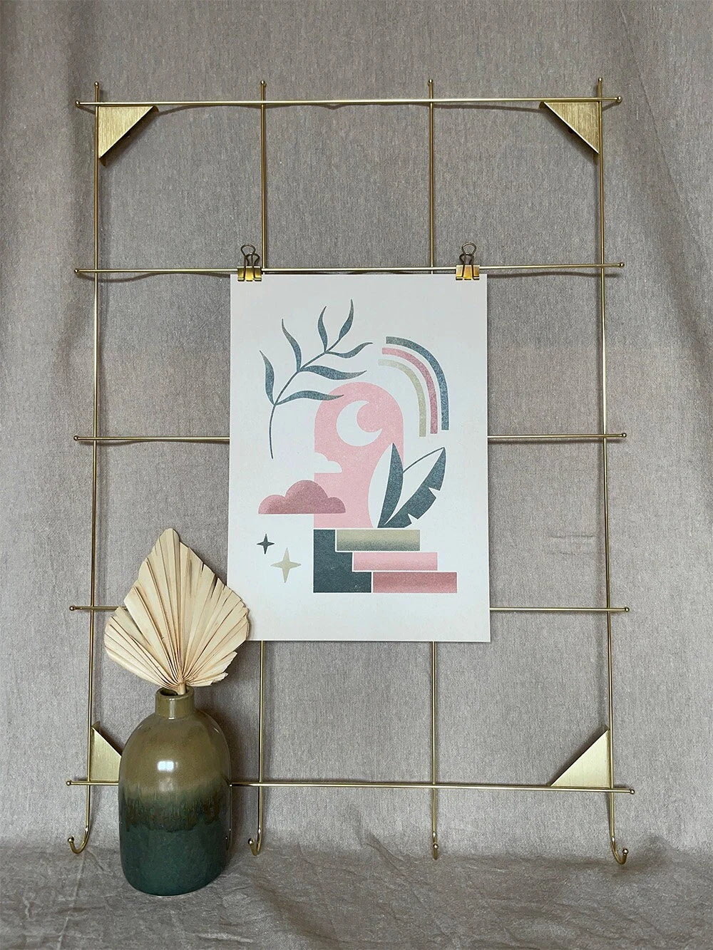 Print »Dreamy Boho Plants – Stairs«