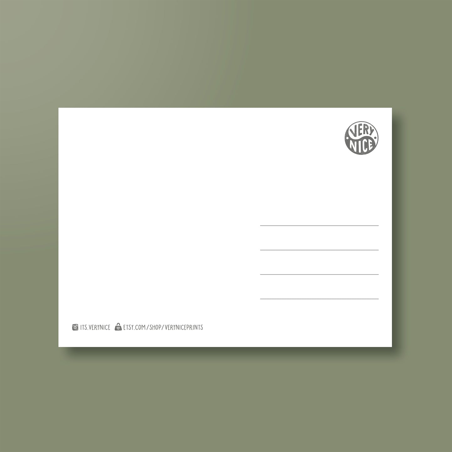 Postkarte »Be PUSSYtive«