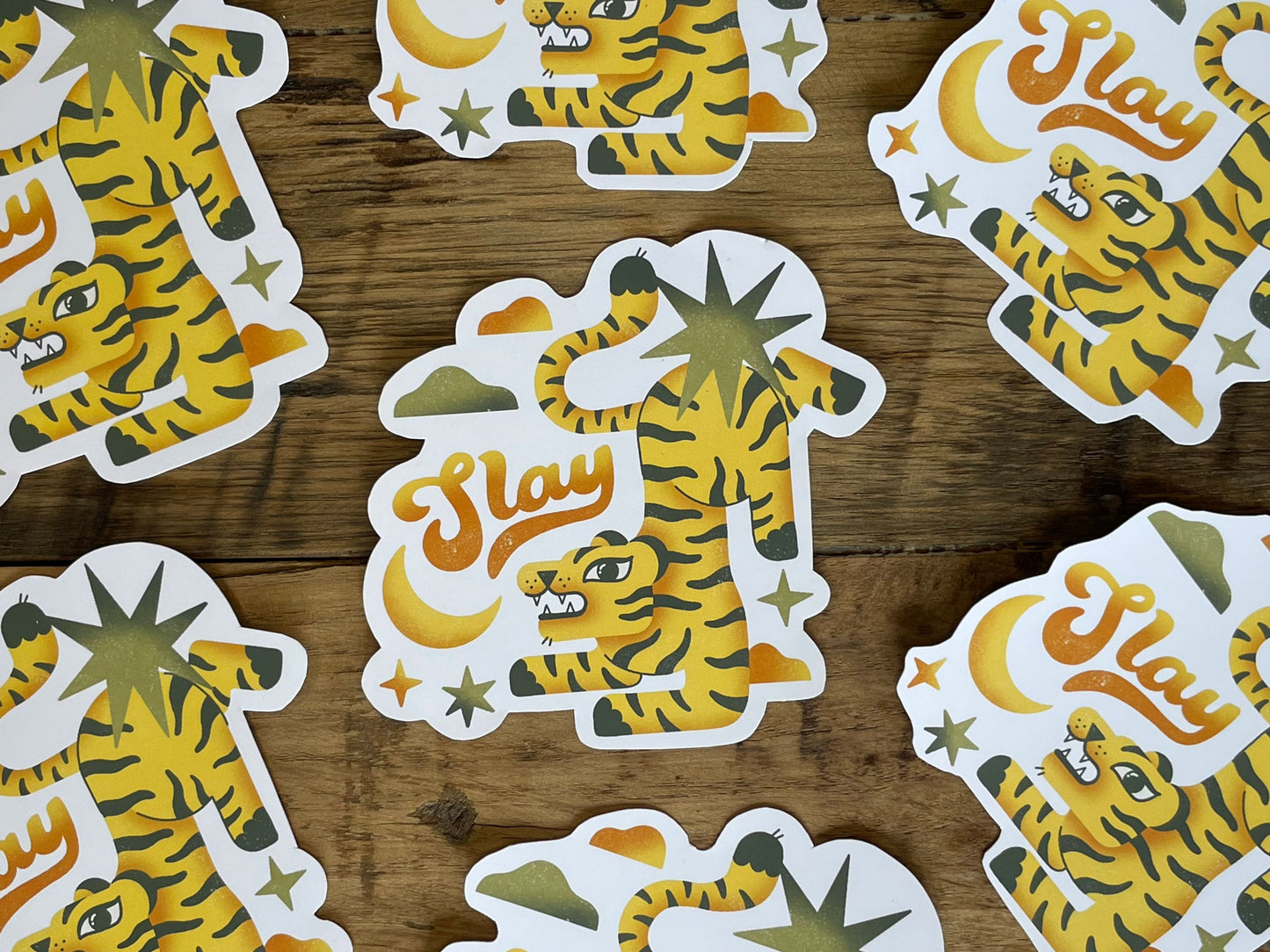 Sticker »Slay Tiger«