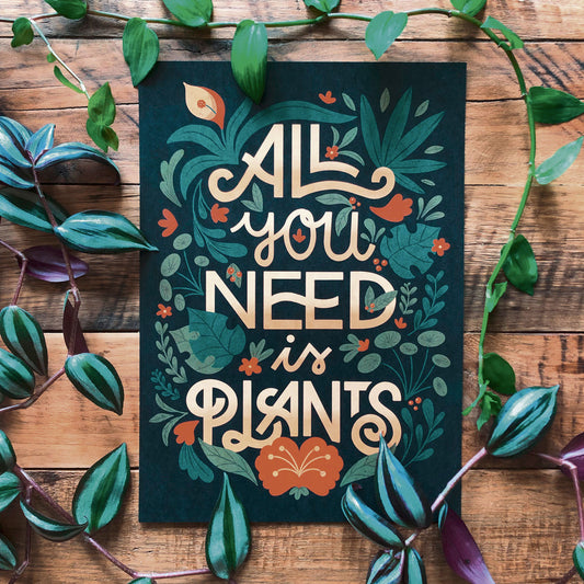 Print »All You Need Is Plants«