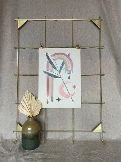 Print »Dreamy Boho Plants – Rainbow«