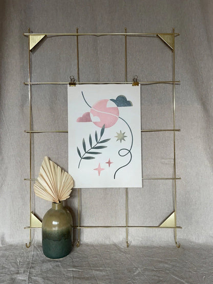 Print »Dreamy Boho Plants – Moon«
