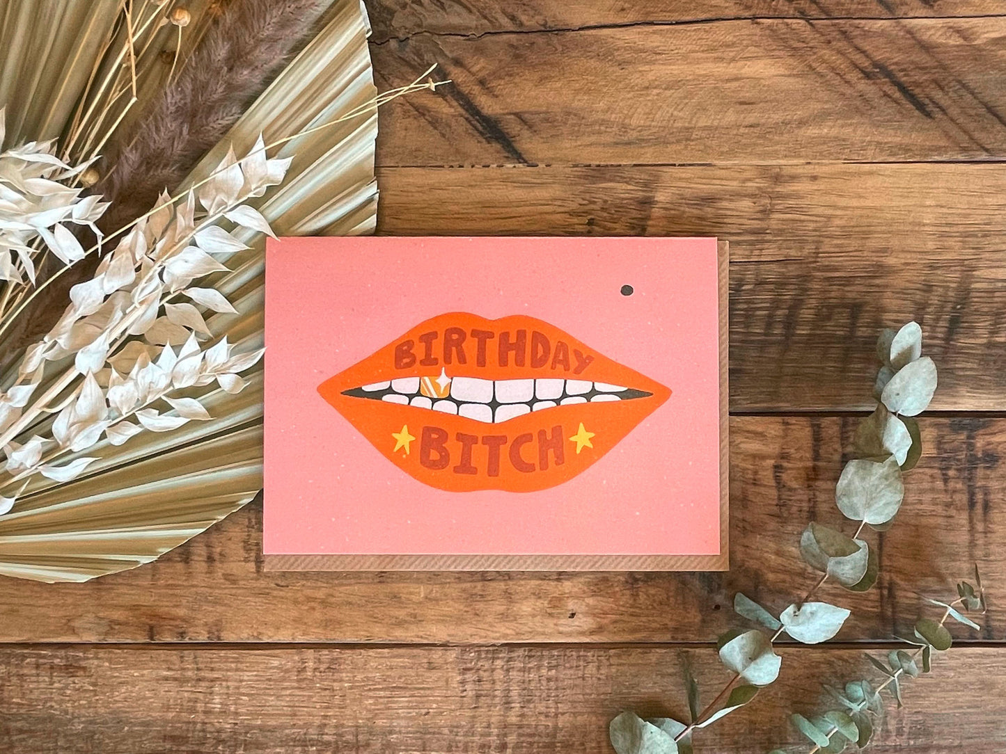 Doppelkarte »Birthday Bitch«