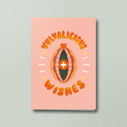 Doppelkarte »Vulvalicious Wishes«