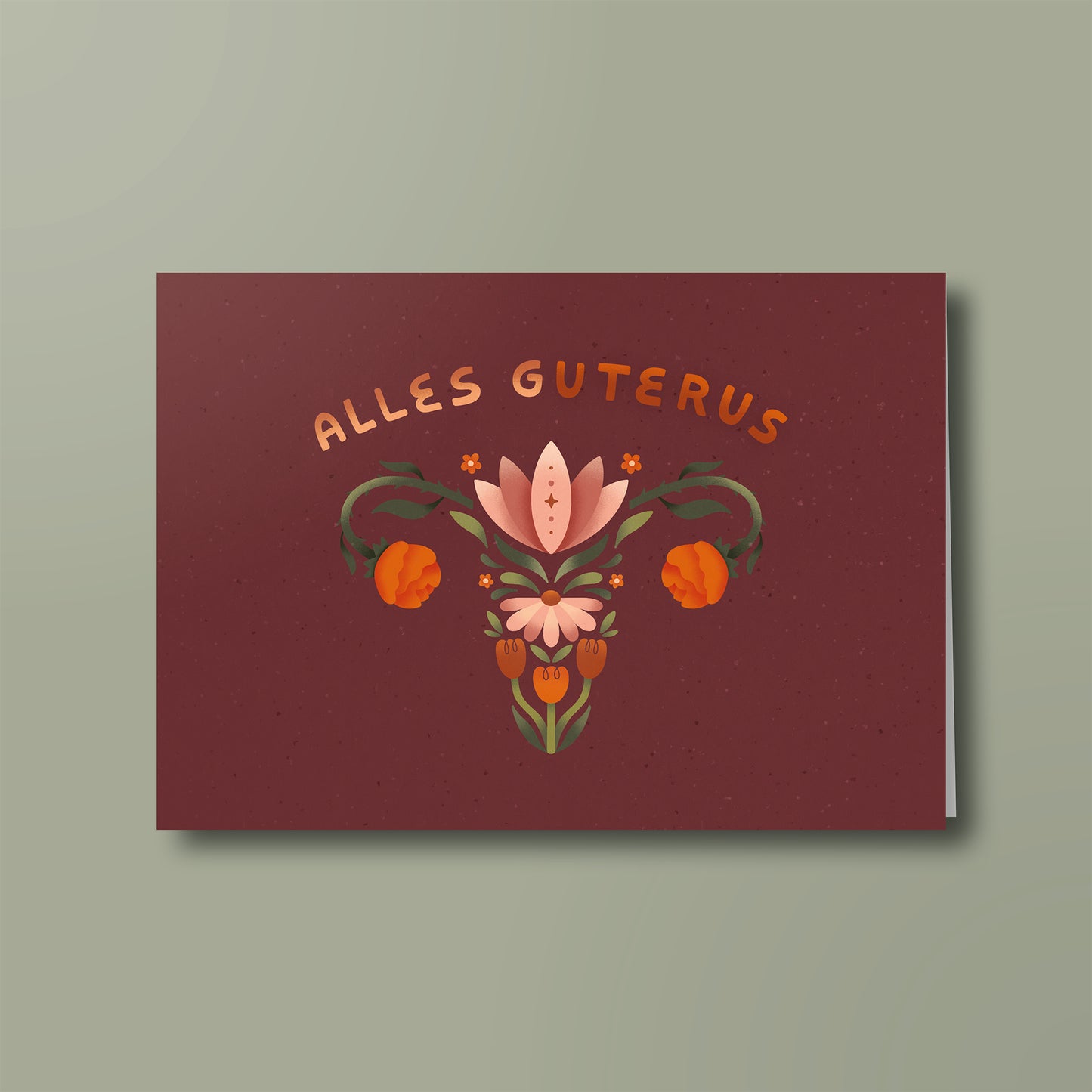 Doppelkarte »Alles Guterus«