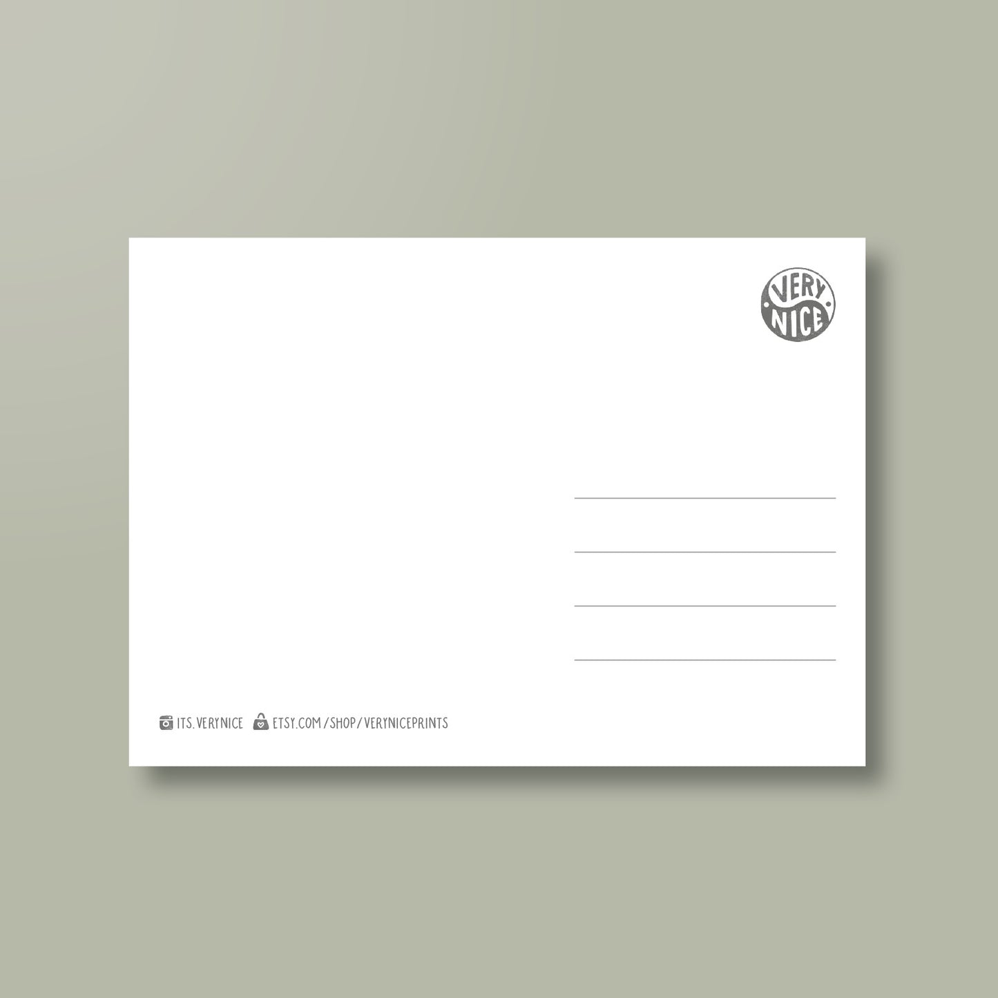 Postkarte »Inhale Beauty Exhale Bullshit«