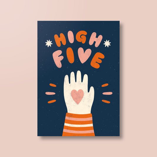 Postkarte »High Five«