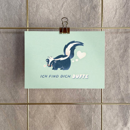 Postkarte »Ich find dich DUFTE«