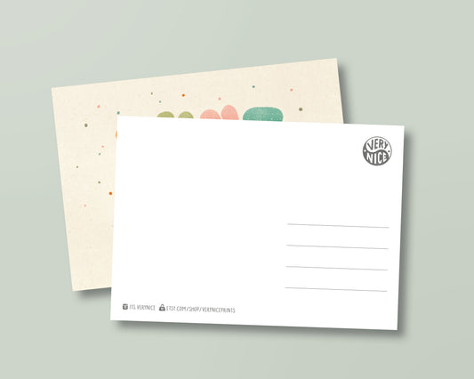 Postkarte »Bunt statt braun«