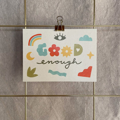 Postkarte »Good Enough«