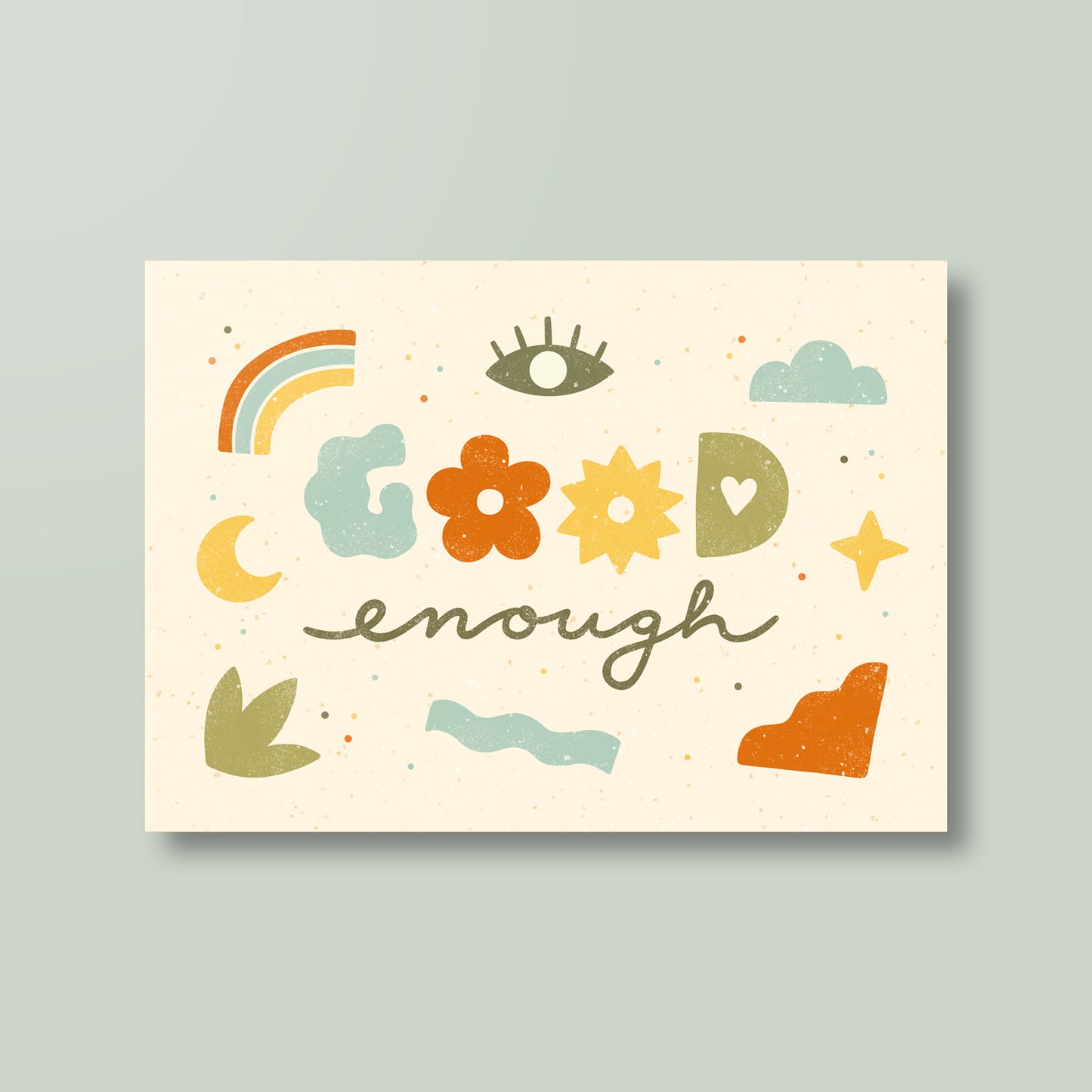 Postkarte »Good Enough«