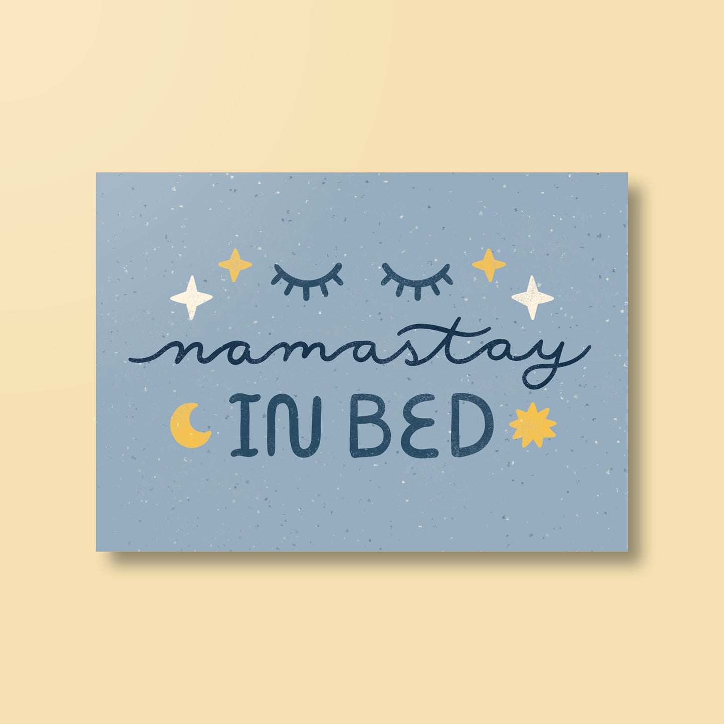 Postkarte »Namastay in Bed«