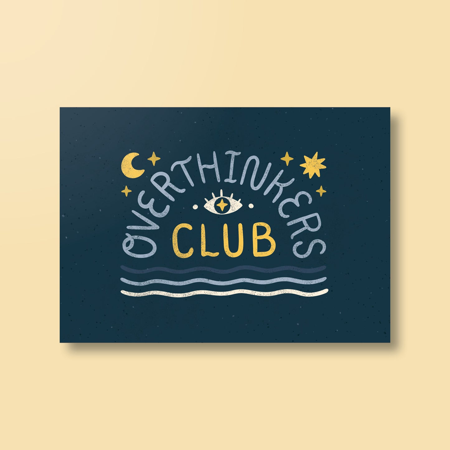 Postkarte »Overthinkers Club«
