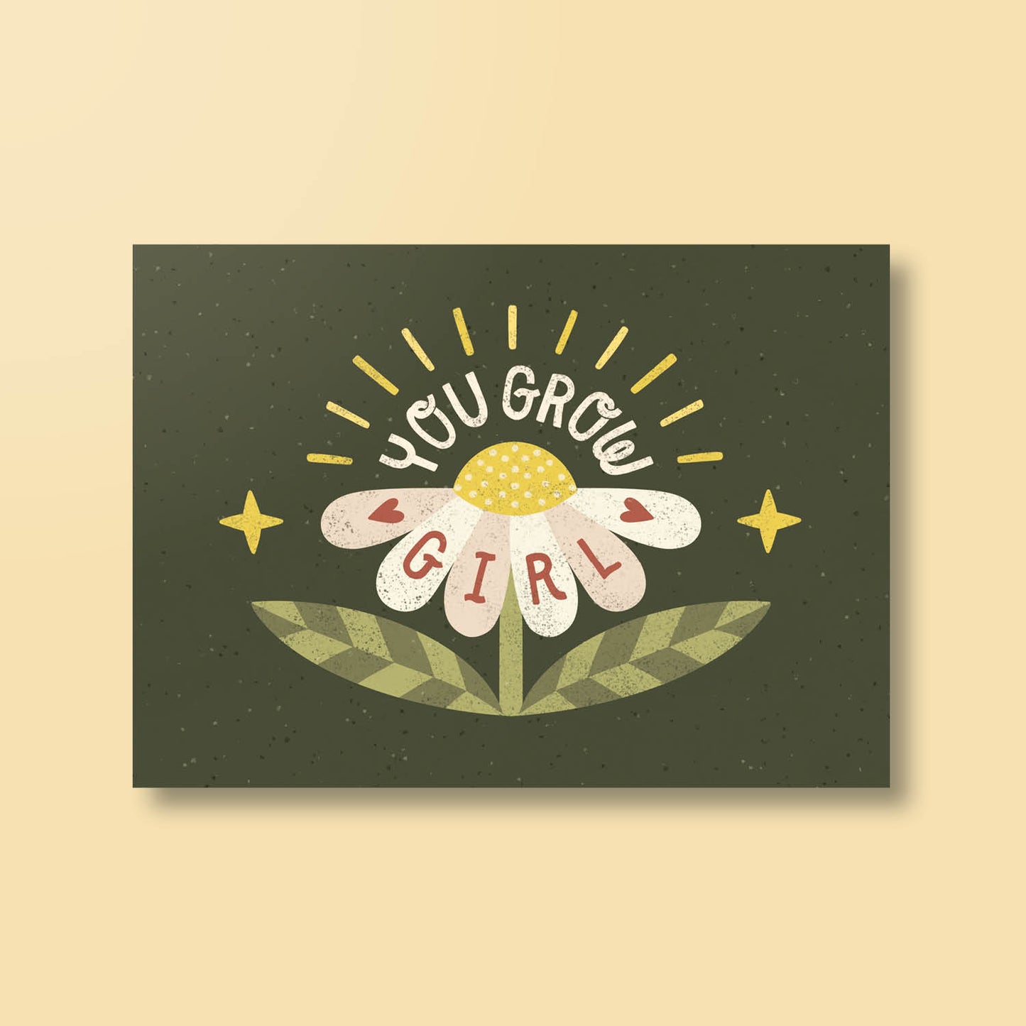 Postkarte »You Grow Girl«