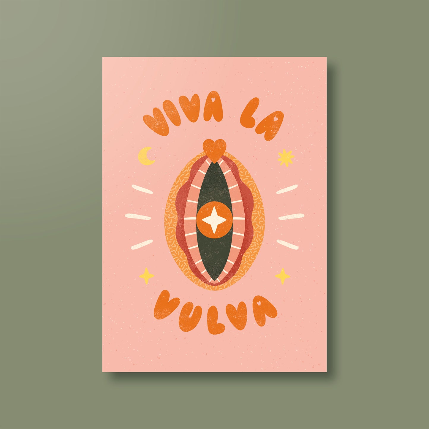 Postkarte »Viva la Vulva«