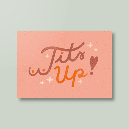 Postkarte »Tits Up«