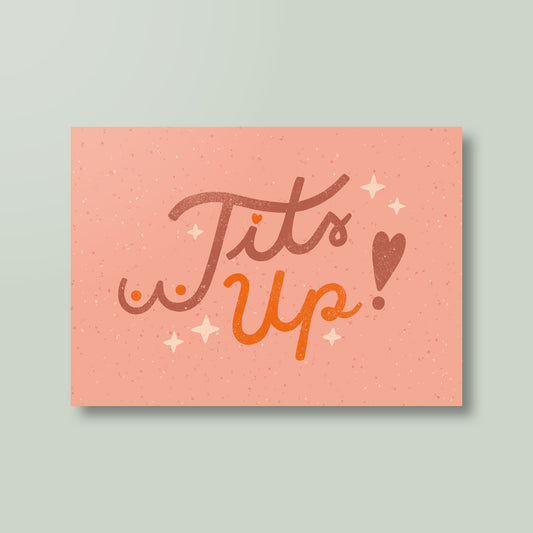 Postkarte »Tits Up«