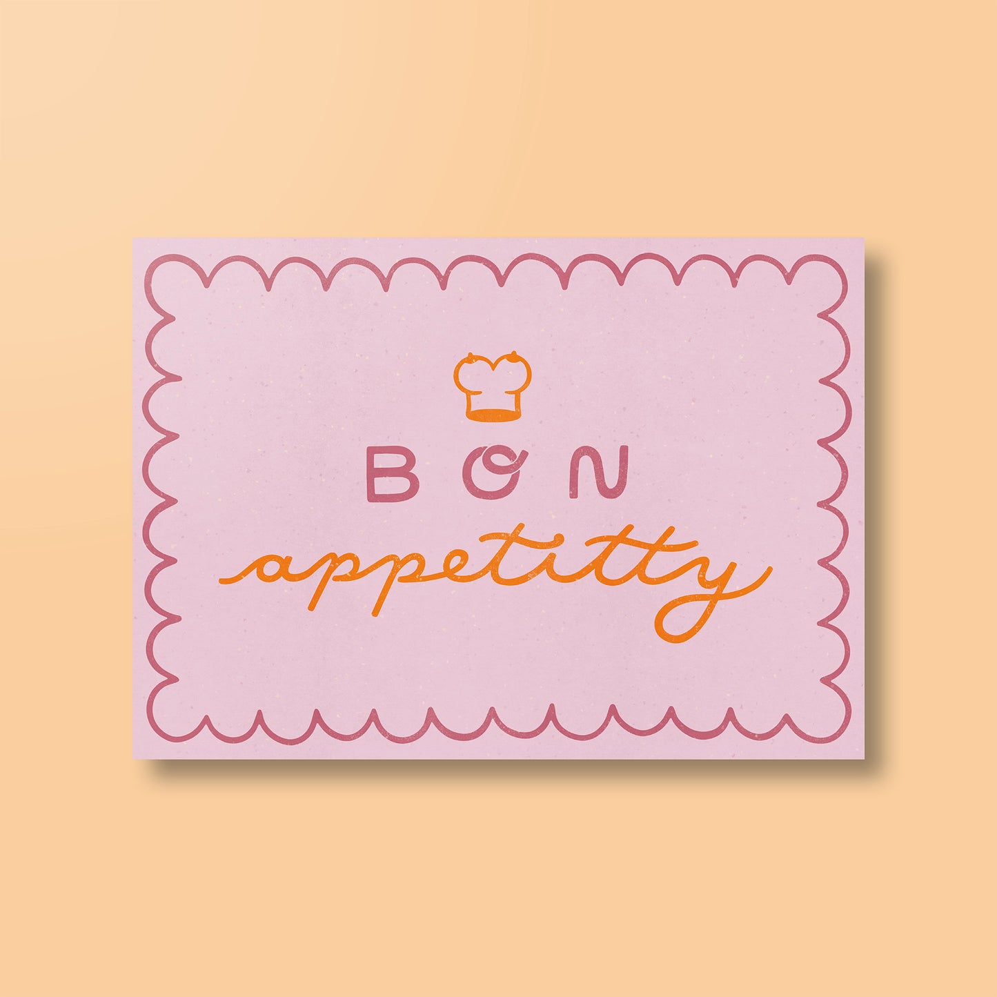 Postcard "Bon AppeTITTY"