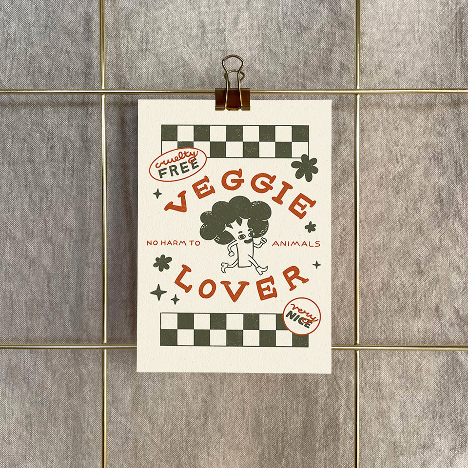 Postkarte »Veggie Lover«