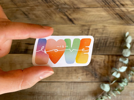 Sticker »Love is Love«