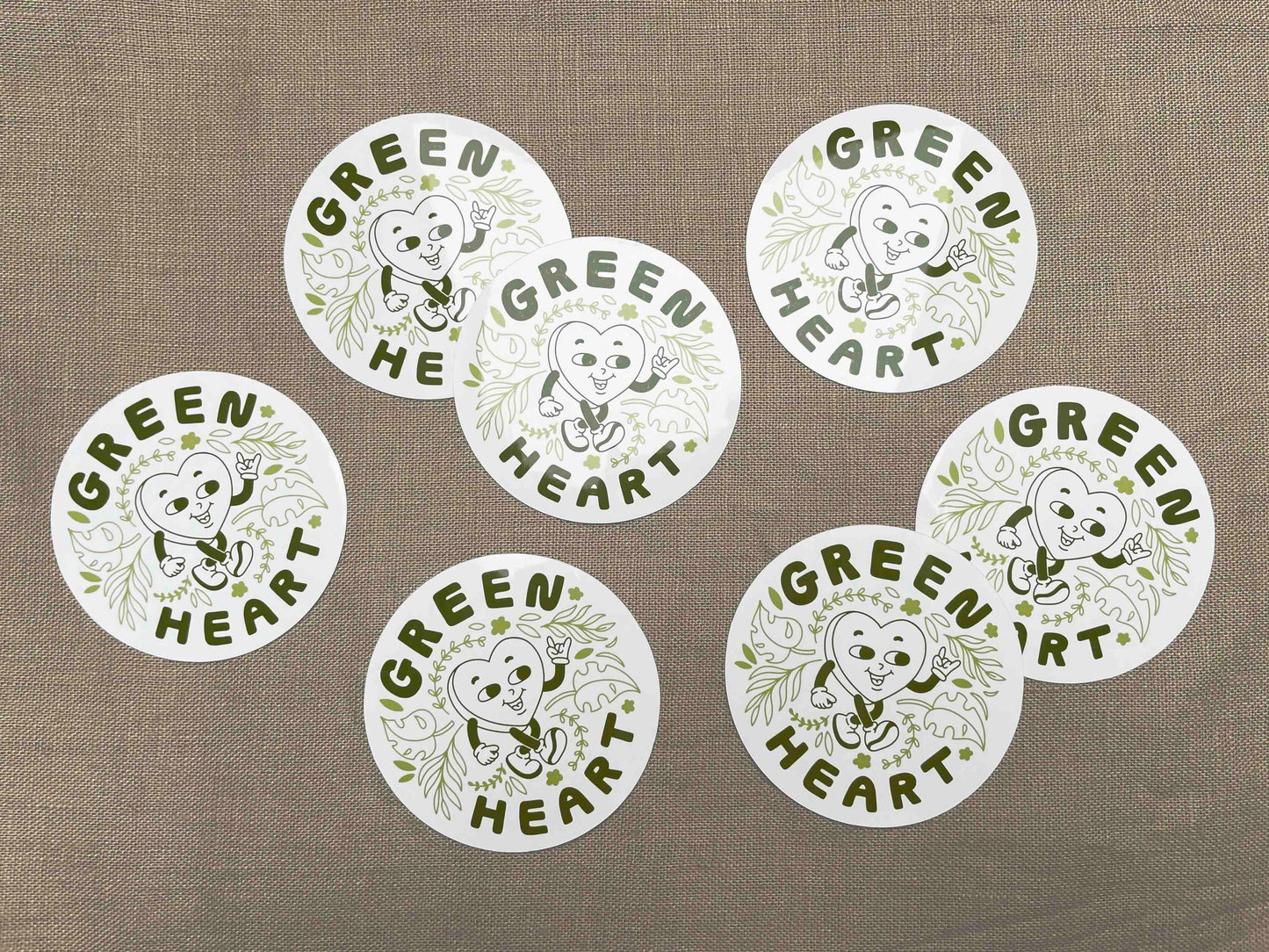 Sticker »Green Heart«