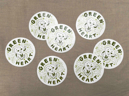 Sticker »Green Heart«