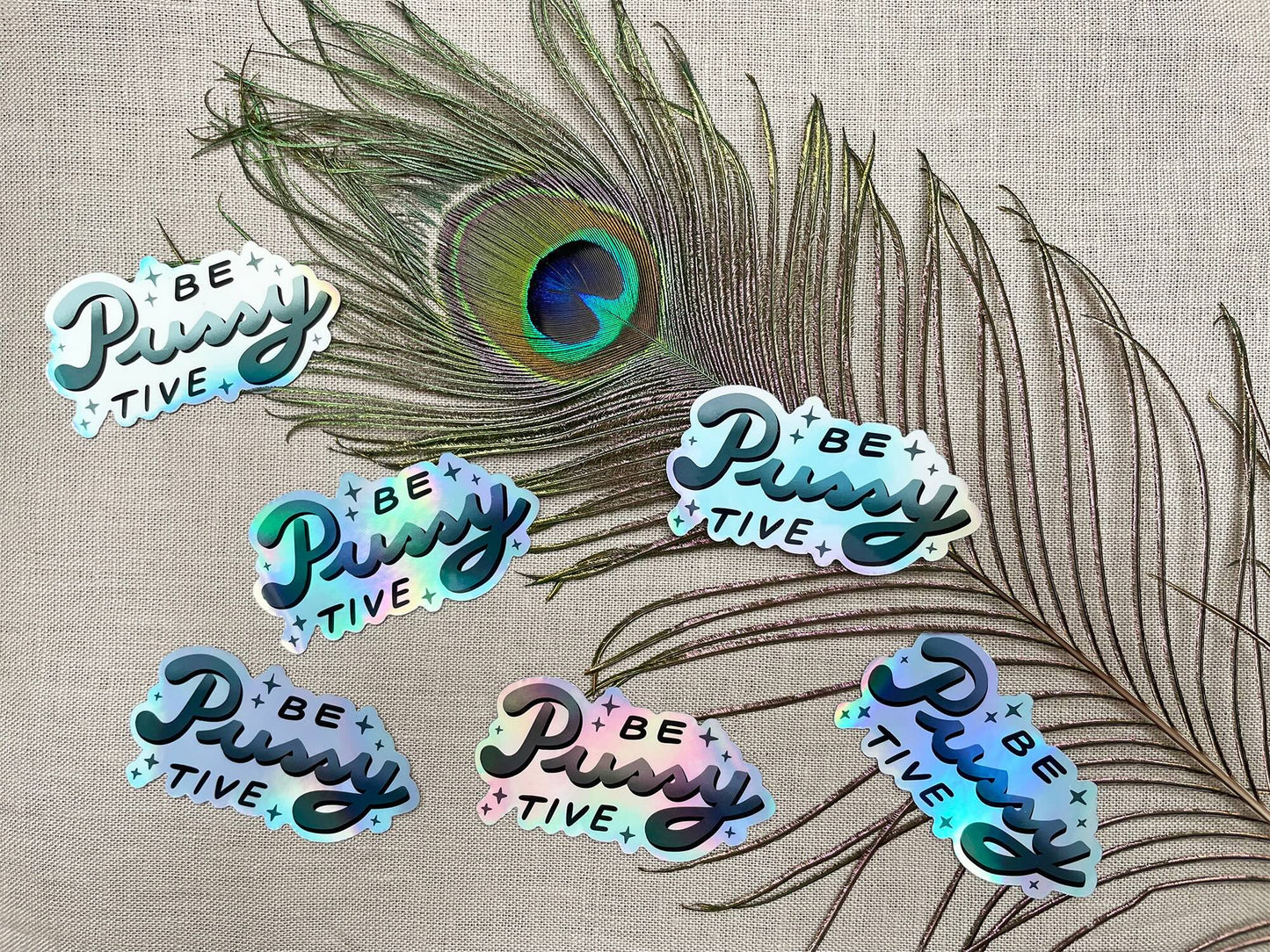 Sticker »Be Pussytive«