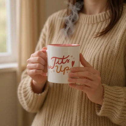 Tasse »Tits Up«